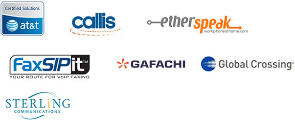 FaxBack VoIP Service Providers - Partner Logos